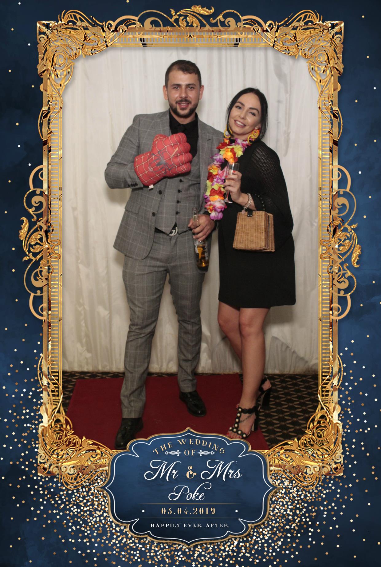 Mr & Mrs Poke | View more photos from the event at gallery.myphotoboothexperience.co.uk/u/MyPhotoBoothExperienceLtd/Mr-Mrs-Poke